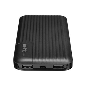 S-link G101 10000mAh 2*USB+1*Micro+1*Type-C Siyah Taşınabilir Pil Şarj Cihazı Powerbank