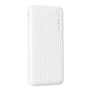 S-link G101 10000mAh 2*USB+1*Micro+1*Type-C Beyaz Taşınabilir Pil Şarj Cihazı Powerbank