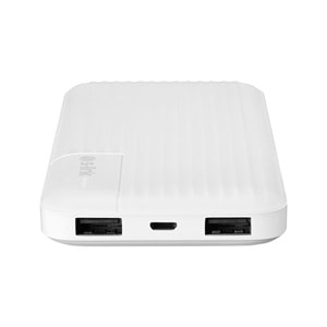 S-link G101 10000mAh 2*USB+1*Micro+1*Type-C Beyaz Taşınabilir Pil Şarj Cihazı Powerbank