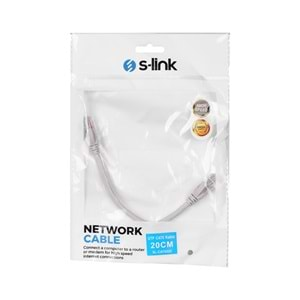 S-link SL-CAT6020 20cm Utp CAT6 Kablo