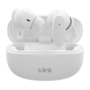 S-link EARDOPES SL-TWS08 Beyaz 4 Mikrofonlu Enc Dual Mıc. TWS 50/500mah BT Mikrofonlu Kulaklık