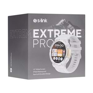 S-link W05 Extreme Pro Android/IOS Uyumlu Bluetooth Calling Beyaz Akıllı Saat