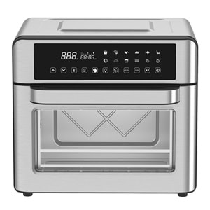 UMIE FR25 25L 2200W Paslanmaz Çelik LED Dijital Göstergeli Tepsili Oven Airfryer/Fritöz