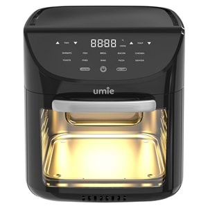 UMIE FR12 12L Siyah 1800W LED Dijital Göstergeli COMBO Oven Airfryer/Fritöz