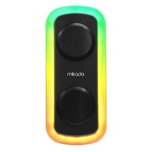 Mikado MD-C18 Siyah 8W RGB Işıklı Taşınabilir Speaker Hoparlör