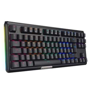 Rampage CLAW Siyah RED SWITCH Mekanik Gaming Oyuncu Klavye Rainbow TKL