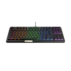 Rampage CLAW Siyah RED SWITCH Mekanik Gaming Oyuncu Klavye Rainbow TKL