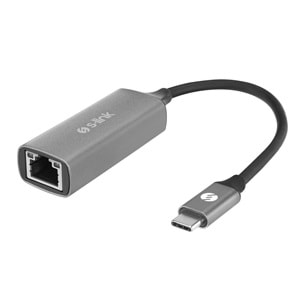 S-link SW-U336 Gri Metal Type-C to RJ45 10/100/1000Mbps Gigabit Adaptör