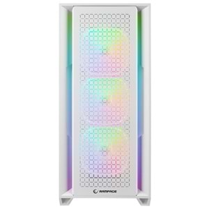 Rampage RADIANT V1 WHITE 2* USB3.0 Temperli Camlı 4*ARGB Fan+Hub E-ATX Exclusive Gaming Oyuncu Kasası