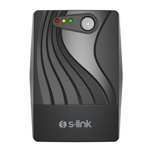 S-link MIGHT U60 600VA 12V7Ah*1 360W Siyah Line-Interactive Kesintisiz UPS Güç Kaynağı