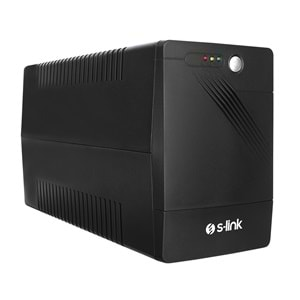 S-link MIGHT U100 1000VA 12V7Ah*2 600W Siyah Line-Interactive Kesintisiz UPS Güç Kaynağı