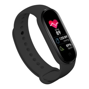 Everest EVER FIT W23 Android/IOS Smart Watch 110mAh Kalp Atışı Sensörlü Siyah Akıllı Bileklik Saat