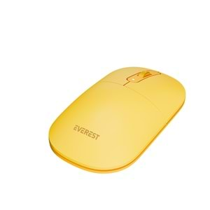 Everest SMW-384 Usb Sarı 2.4Ghz Kablosuz Mouse