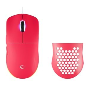 Rampage BLINK Pembe 7 Makro Tuşlu RGB 12800 DPI Gaming Oyuncu Mouse