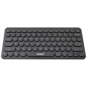 Everest KB-BT16 Siyah 2.4G+BT1+BT2 Q Klavye