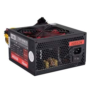 Everest EPS-500A Real 500W Peak-550W 4*SATA 12cm Fanlı Oyuncu PC Destekli Power Supply