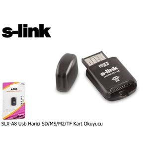 S-link SLX-A8 Usb Harici SD/MS/M2/TF Kart Okuyucu