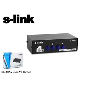 S-link SL-43AV 4Lü AV Switch