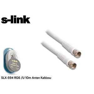 S-link SLX-594 RG6 /U 10m Anten Kablosu