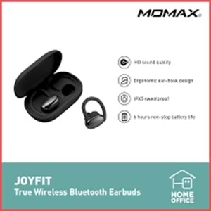 Momax Joyfit True Wireless Bluetooth Earbuds Siyah