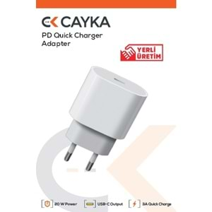 Cayka 20W PD Şarj Cihazı