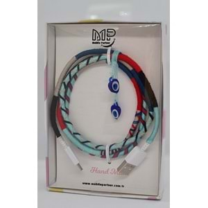 MP Hand Made Cable TYPC - Red& Blue