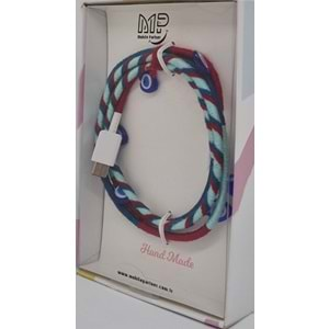 MP Hand Made Cable TYPC to TYPC - Red&Blue