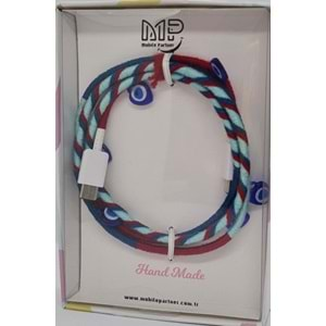 MP Hand Made Cable TYPC to TYPC - Red&Blue