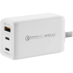 Oneplug 3-Port GaN Charger (65W) White