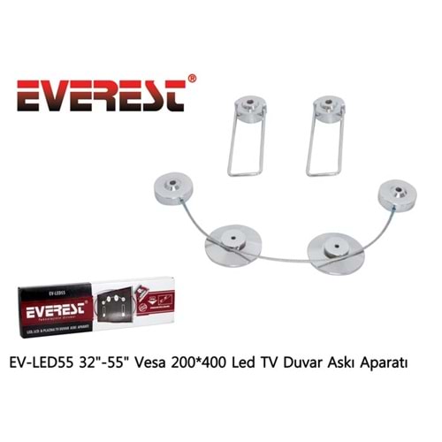 Everest EV-LED55 32-55 Vesa 200*400 Led TV Duvar Askı Aparatı