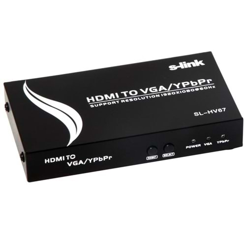 S-link SL-HV67 HDMI to VGA+YPBPR Çevirici