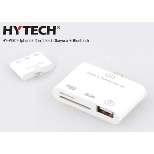 Hytech HY-W309 Iphone5 3 in 1 Kart Okuyucu