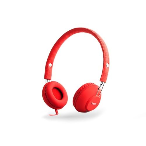 Snopy SN-933 Kırmızı Mobil Telefon Uyumlu Rubber Mikrofonlu Kulaklık