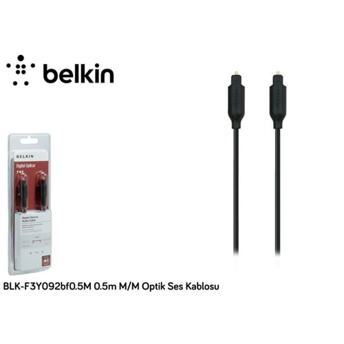 Belkin BLK-F3Y092bf0.5M 0.5m M/M Optik Ses Kablosu