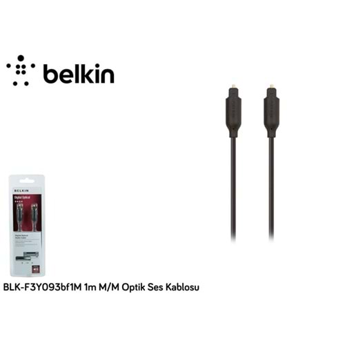 Belkin BLK-F3Y093bf1M 1.8m Optik Ses Kablosu
