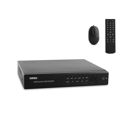 Everest HV-816H 16Ch Görüntü NVR + Analog Desteği 960H 6Ch Ses DVR Kayıt Cihazı