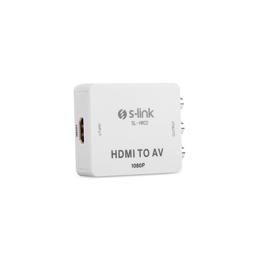 S-link SL-HRC2 HDMI TO AV 1080P Mini Model Dönüştürücü