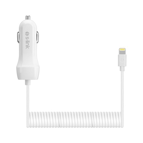 S-link SW-C635 USB + iPhone Lightning 12/24V 3.1A Kablolu Araç Şarj Cihazı