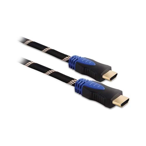 S-link SLX-301 HDMI TO HDMI 1.5m Altın Uçlu 24K + Kor.Kılıf 1.4 Ver. 3D Kablo
