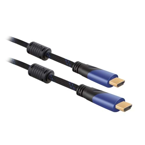 S-link SLX-265 HDMI TO HDMI 10m Altın Uçlu 24K + Kor.Kılıf 1.4 Ver. 3D Kablo