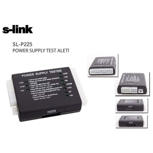 S-link SL-P225 Power Sopply Test Aleti