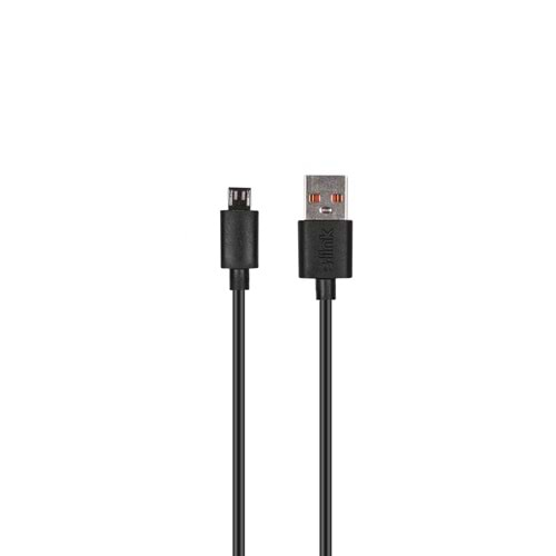 S-link SL-STP16B 3A Micro USB Siyah Data+Şarj Kablosu