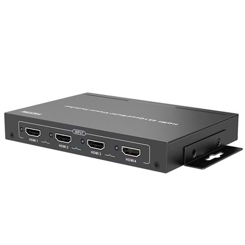 S-link SW-HDQS41 4 Port input 1Port Output 120M Cat6 Extender ve Çoklu Switch