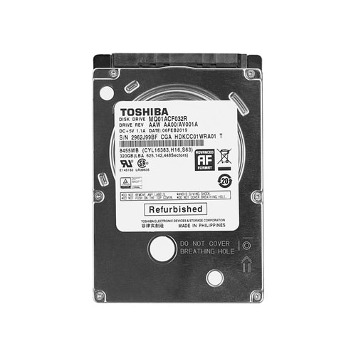 Toshiba MQ01ACF032R 320GB 7200 rpm 16 MB Cache 2.5 6GB/s SATA HDD