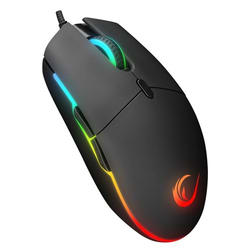 Rampage SMX-R63 GLORY Usb Siyah RGB Işıklı 6400dpi Gaming Oyuncu Mouse