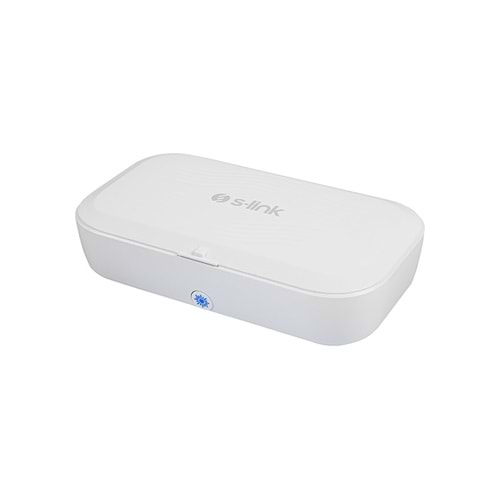 S-link SL-UVS28 Beyaz %99 Virüs ve Bakteri Öldürücü Wireless Şarj Destekli UV Sterilizatör Kutu