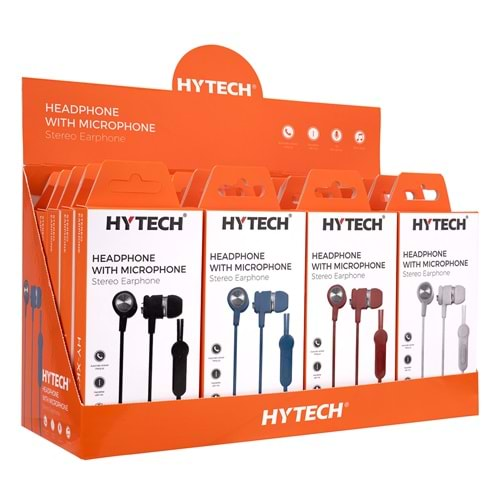 Hytech HY-XK24 20li Set 8*Beyaz 6*Siyah 3*Mavi 3*Kırmızı Kulak İçi Mikrofonlu Kulaklık