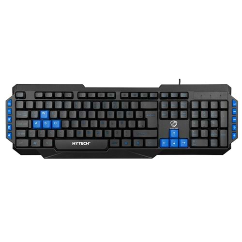 Hytech HYK-46 GAMY Siyah USB Mavi Tuşlu Q Gaming Oyuncu Klavyesi