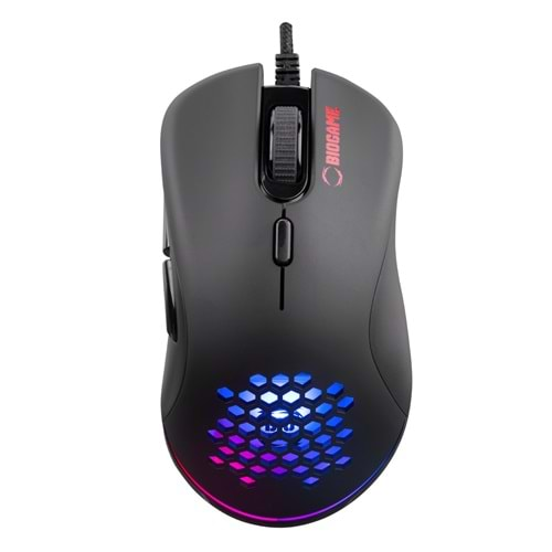 Biogame BM-GX20 RIPOSTE Usb RGB Işıklı Makrolu 6400dpi Örgü Kablolu Gaming Oyuncu Mouse