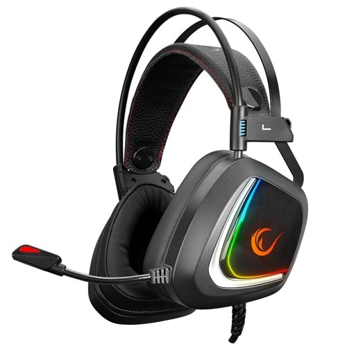 Rampage PHANTOM X1 Siyah USB 7.1 Surround RGB Işık Efektli Gaming Mikrofon Kulaklık